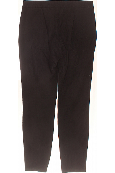 massimo dutti Dámské elegantní dlouhé černé kalhoty volnočasové rovné Vel. 40 | massimo dutti | obrázek 3