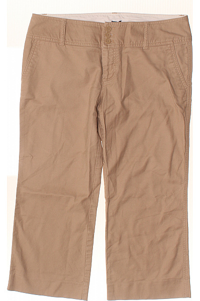 Gap Dámské bavlněné tříčtvrteční kalhoty volnočasové s kapsami béžové Velikost 12 | Gap | obrázek 2