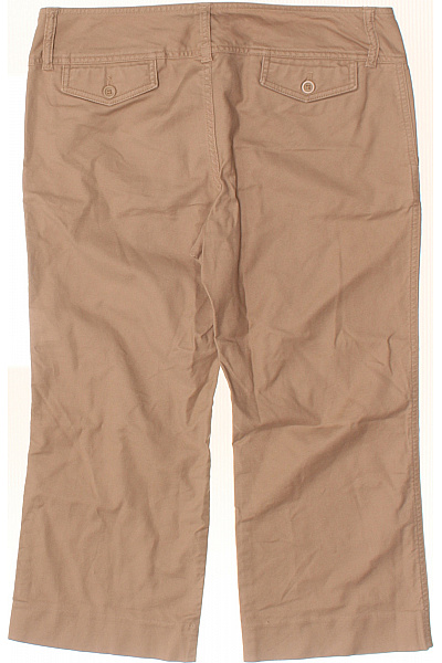 Gap Dámské bavlněné tříčtvrteční kalhoty volnočasové s kapsami béžové Velikost 12 | Gap | obrázek 3