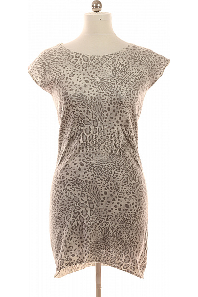 River Island Dámské šaty tričkové zvířecí vzor šedé letní volnočasové Vel. 38 | River Island | obrázek 2