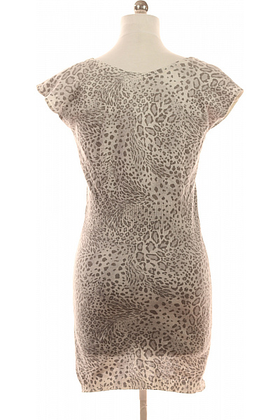 River Island Dámské šaty tričkové zvířecí vzor šedé letní volnočasové Vel. 38 | River Island | obrázek 3