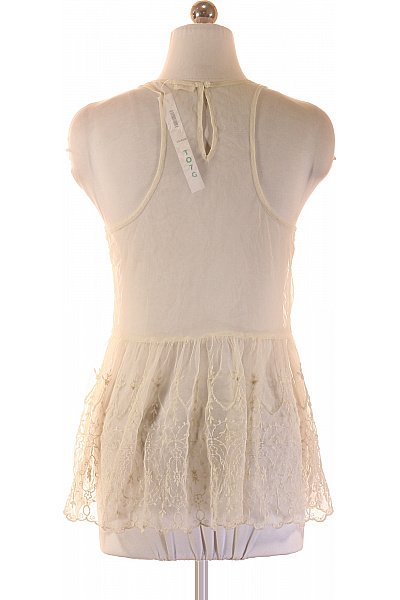 Hollister Dámská halenka bez rukávů krajková průsvitná boho romantická Velikost XS | Hollister | obrázek 3
