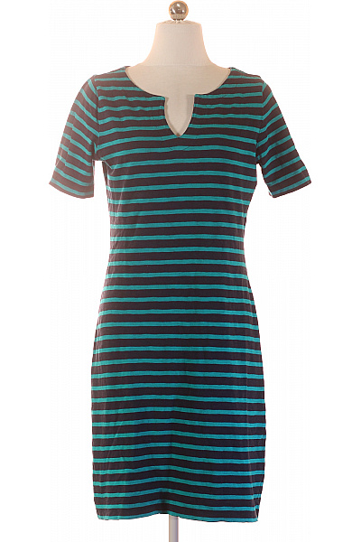 s.OLIVER Dámské pruhované šaty s krátkým rukávem a výstřihem Velikost DE 36 | s.OLIVER | obrázek 2