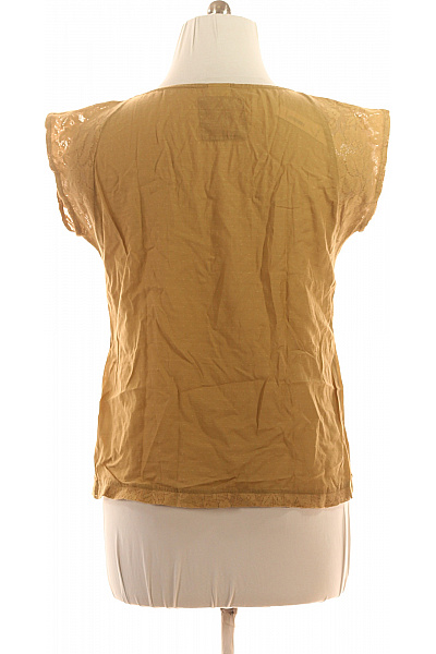 OBJECT Dámské tričko s krátkým rukávem a knoflíky khaki Vel. xl | OBJECT | obrázek 3