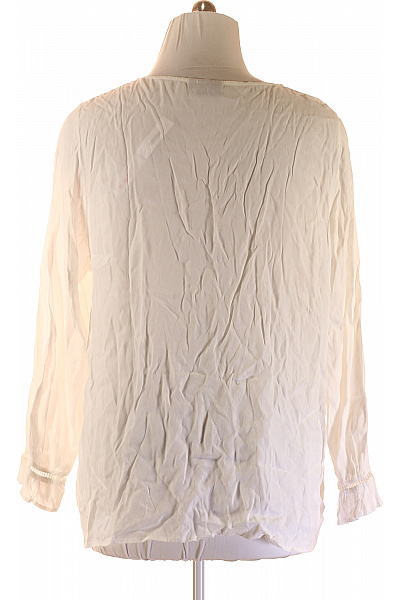 ZIZZI dámské halenkové šaty s dlouhým rukávem krajkové boho bílé Vel. EU L | ZIZZI | obrázek 3