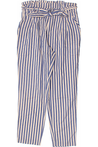 ZARA Dámské pruhované kalhoty s vysokým pasem a páskem Velikost XS | ZARA | obrázek 2