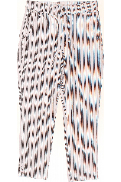 Hollister Dámské Pruhované Kalhoty S Kapsami A Gumou V Pase Vel. S