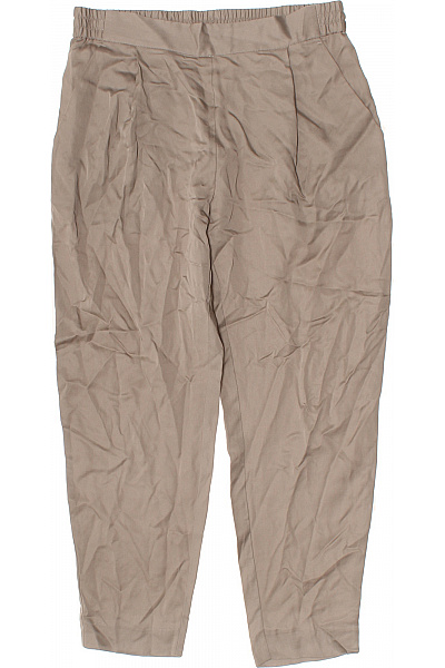 ALLSAINTS Dámské volnočasové kalhoty béžové saténové s kapsami Vel. 36 | ALLSAINTS | obrázek 2