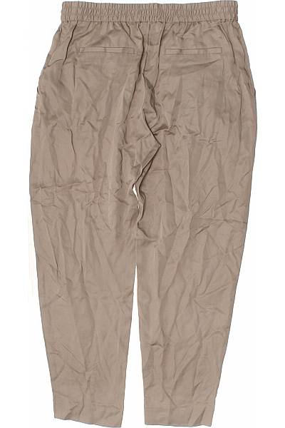 ALLSAINTS Dámské volnočasové kalhoty béžové saténové s kapsami Vel. 36 | ALLSAINTS | obrázek 3