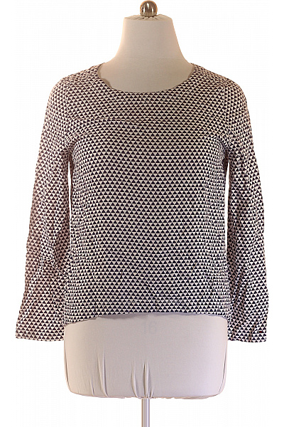 TOMMY HILFIGER Dámská halenka s dlouhým rukávem a potiskem geometrických trojúhelníků Velikost EU L | TOMMY HILFIGER | obrázek 2