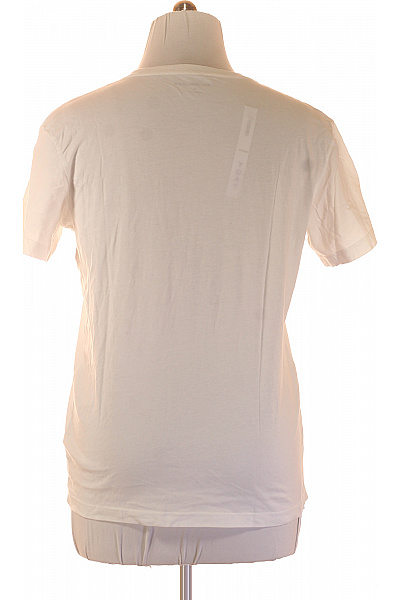 Calvin Klein Bílé bavlněné tričko s krátkým rukávem a výšivkou basic Vel. xl | Calvin Klein | obrázek 3