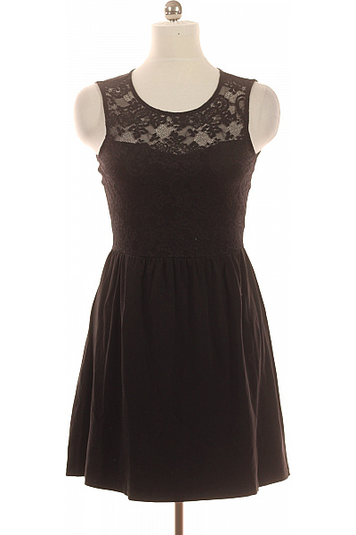 ONLY šaty bez rukávů krajkové elegantní koktejlové černé Velikost M | ONLY | obrázek 2