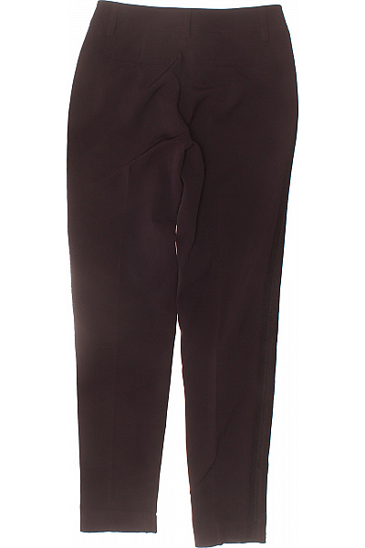 COMMA Dámské elegantní business kalhoty rovné hnědé polyesterové Vel. 32 | COMMA | obrázek 2