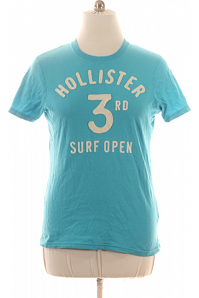 Hollister Tričko S Krátkým Rukávem A Potiskem Vel. L