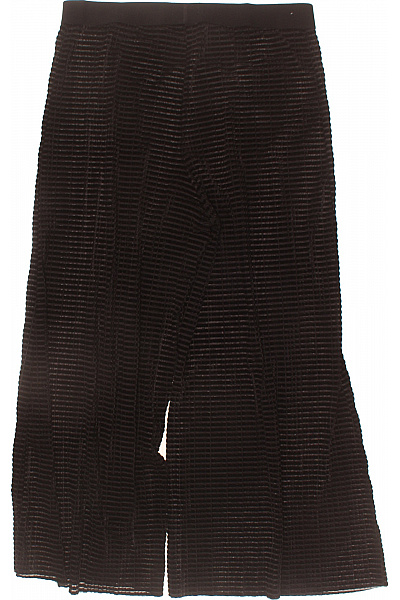 Weekday Dámské černé žebrované volné kalhoty Vel. l | Weekday | obrázek 3