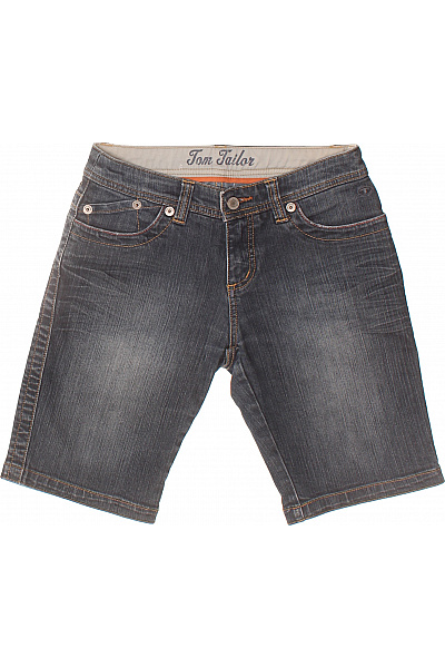 TOM TAILOR Dámské džínové kraťasy pod kolena volnočasové šedé Velikost 34 | TOM TAILOR | obrázek 2