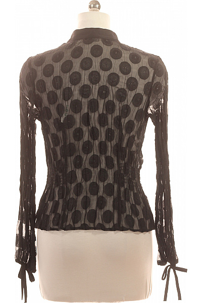 Marks & Spencer dámská košile s dlouhým rukávem puntíkovaná průhledná elegantní Velikost EU M | Marks & Spencer | obrázek 3