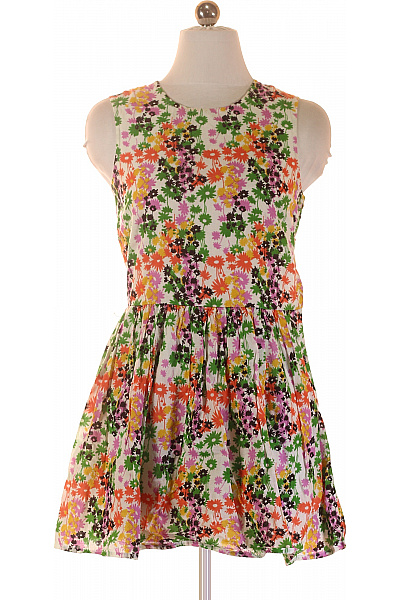 River Island Dámské šaty bez rukávů květované letní volnočasové bavlněné Vel. 34 | River Island | obrázek 2
