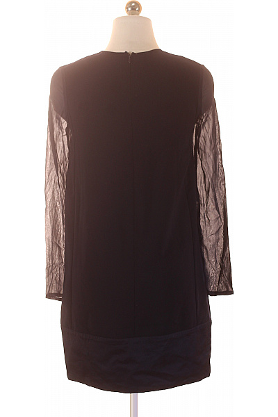 The Kooples Černé šaty s dlouhým rukávem elegantní Vel. XS | The Kooples | obrázek 3