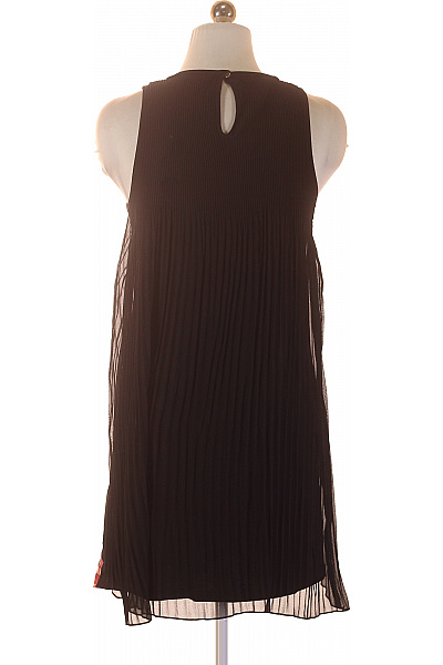 DESIGUAL Černé plisované šaty bez rukávů s květinovým potiskem Vel. 36 | DESIGUAL | obrázek 3