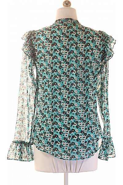 MICHAEL KORS Dámská květinová košile s dlouhým rukávem a volánky Vel. S | MICHAEL KORS | obrázek 3