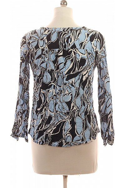 Kaffe Dámská halenka s dlouhým rukávem a potiskem květinová modrá černá Vel. EU 38 | Kaffe | obrázek 3