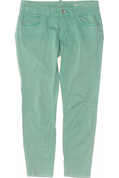 Marc O´Polo Dámské Džíny Strečové Rovné S Kapsami Zelené Vel. M