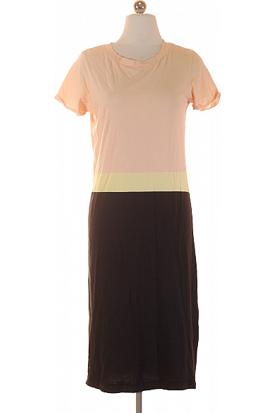 COS dámské tričkové šaty ke kolenům růžové bavlněné volnočasové Velikost XS | COS | obrázek 2