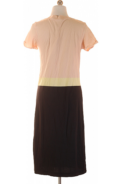 COS dámské tričkové šaty ke kolenům růžové bavlněné volnočasové Velikost XS | COS | obrázek 3