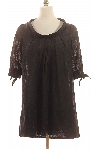 NOA NOA Dámská halenka krátký rukáv černá krajková volná Velikost M | NOA NOA | obrázek 2