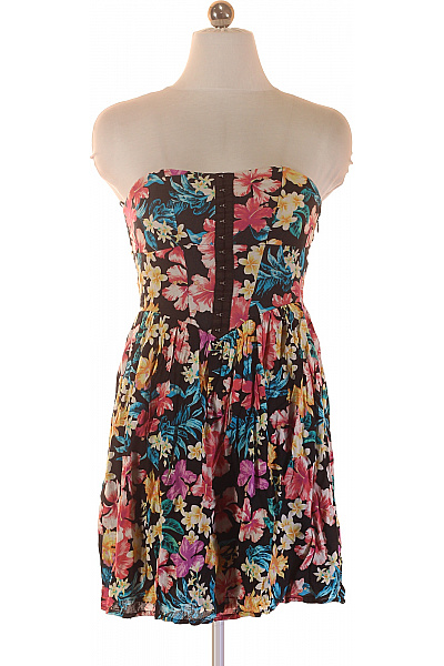 Bershka šaty květované korzetové krátké letní Vel. XS | Bershka | obrázek 2