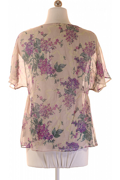 INDIGO Dámská halenka s krátkým rukávem a květinovým potiskem Vel. UK 8 | INDIGO | obrázek 3