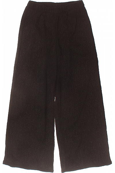 Weekday Dívčí široké kalhoty černé polyesterové Velikost 34 | Weekday | obrázek 2