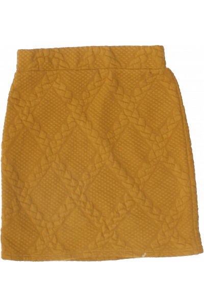 VILA Dámská žlutá prošívaná mini sukně Vel. S | VILA | obrázek 2