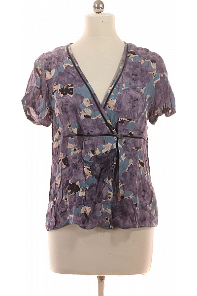 NOA NOA Dámská halenka s krátkým rukávem a potiskem fialová Vel. S | NOA NOA | obrázek 2