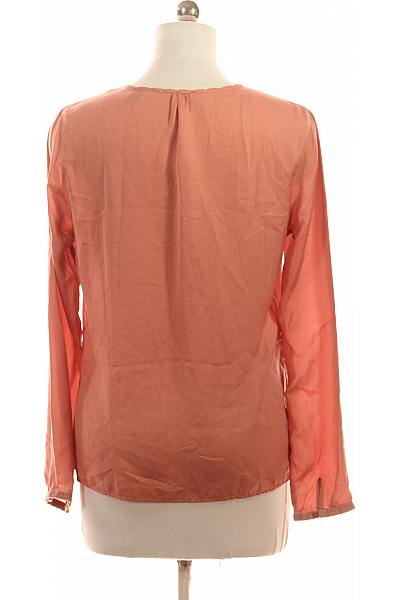 MAISON SCOTCH růžová halenka s dlouhým rukávem a volánky Velikost 2 | MAISON SCOTCH | obrázek 3