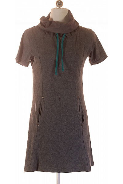 ONLY Dámské šedé šaty s krátkým rukávem a kapsami Vel. S | ONLY | obrázek 2