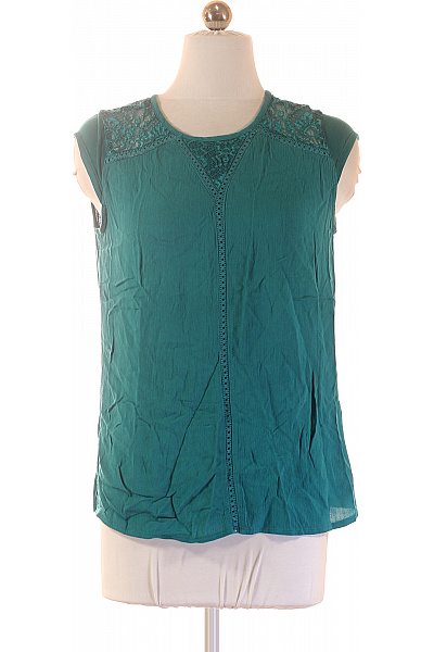 Esprit Dámské tričko bez rukávů zelené s výšivkou Velikost XS | Esprit | obrázek 2