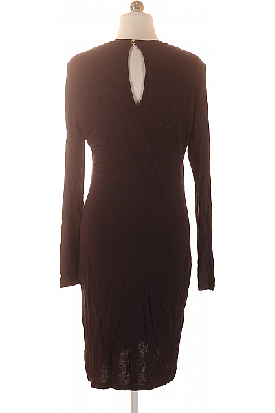 IVYREVEL dámské šaty s dlouhým rukávem černé volnočasové jednoduché Vel. M | IVYREVEL | obrázek 2