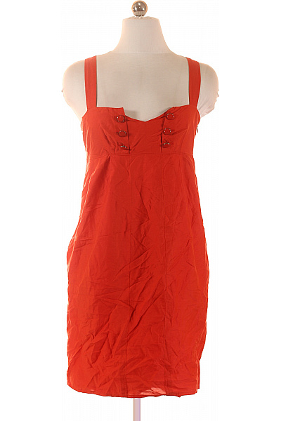 Reiss Oranžové šaty na ramínka mini letní volnočasové Vel. 8 | Reiss | obrázek 2
