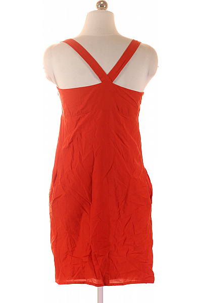Reiss Oranžové šaty na ramínka mini letní volnočasové Vel. 8 | Reiss | obrázek 3