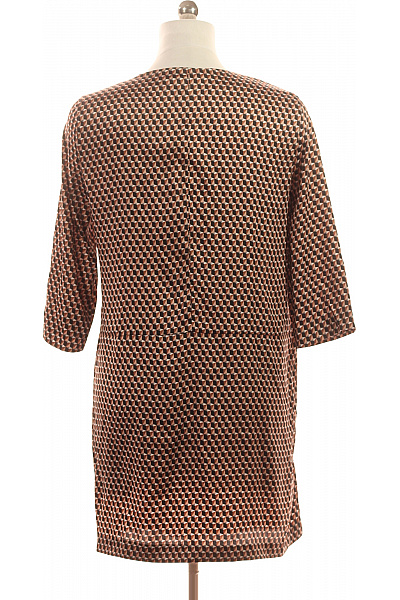 MANGO dámské šaty s dlouhým rukávem geometrické volnočasové Vel. M | MANGO | obrázek 3