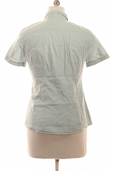 Marc O´Polo Dámská bavlněná košile s krátkým rukávem světle modrá elegantní slim fit Vel. 40 | Marc O´Polo | obrázek 3