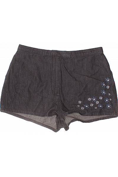 Dámské džínové kraťasy s květinovým potiskem Velikost XXS | Unimoda | obrázek 2