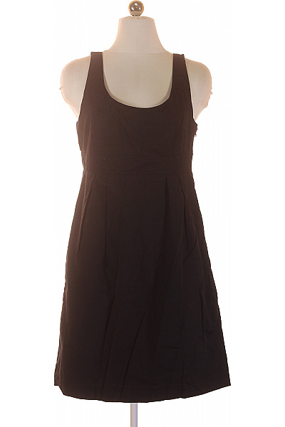 SOAKED Dámské černé šaty Bez Rukávů Bavlněné Letní Volnočasové Jednoduché Velikost S