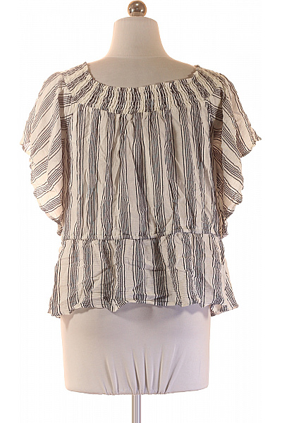 Abercrombie&Fitch Dámská halenka s krátkým rukávem a vázačkou pruhovaná Vel. S | Abercrombie&Fitch | obrázek 3