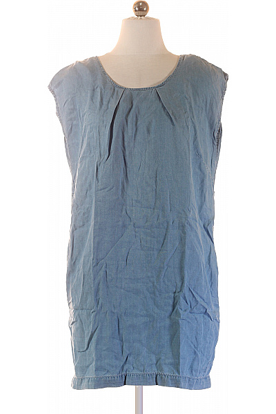 Won Hundred Dámské šaty bez rukávů modré volnočasové plátěné letní Vel. M | Won Hundred | obrázek 2
