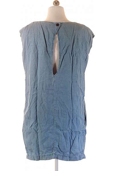 Won Hundred Dámské šaty bez rukávů modré volnočasové plátěné letní Vel. M | Won Hundred | obrázek 3