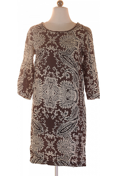InWear Hnědé šaty s dlouhým rukávem a paisley vzorem Velikost 34 | InWear | obrázek 2