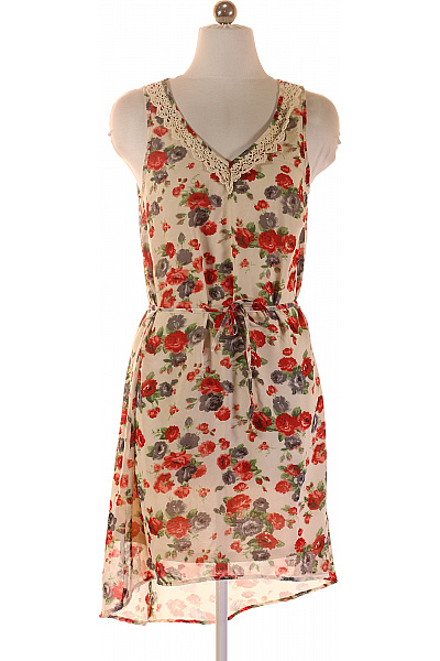 ONLY Dámské šaty bez rukávů květované s páskem letní boho Vel. 34 | ONLY | obrázek 2